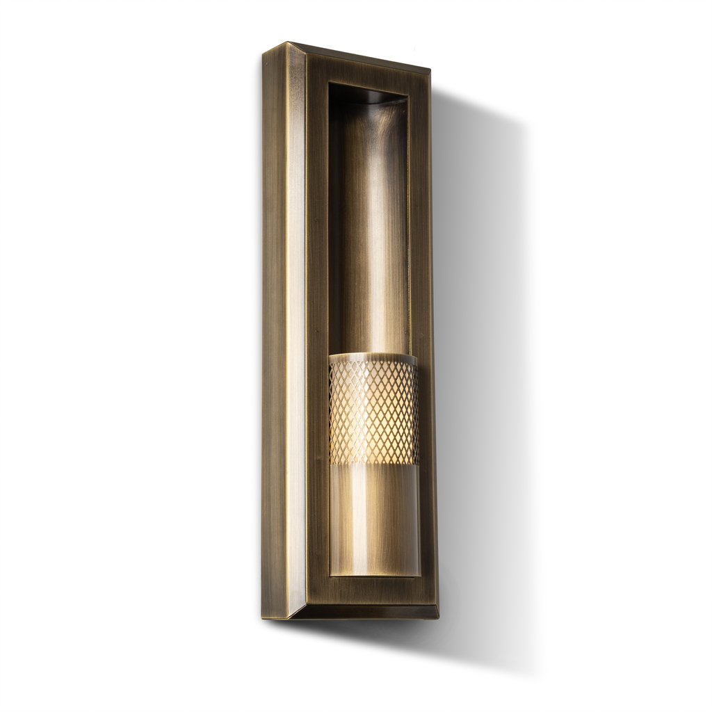 Design One in Antique Brass Patina Finish