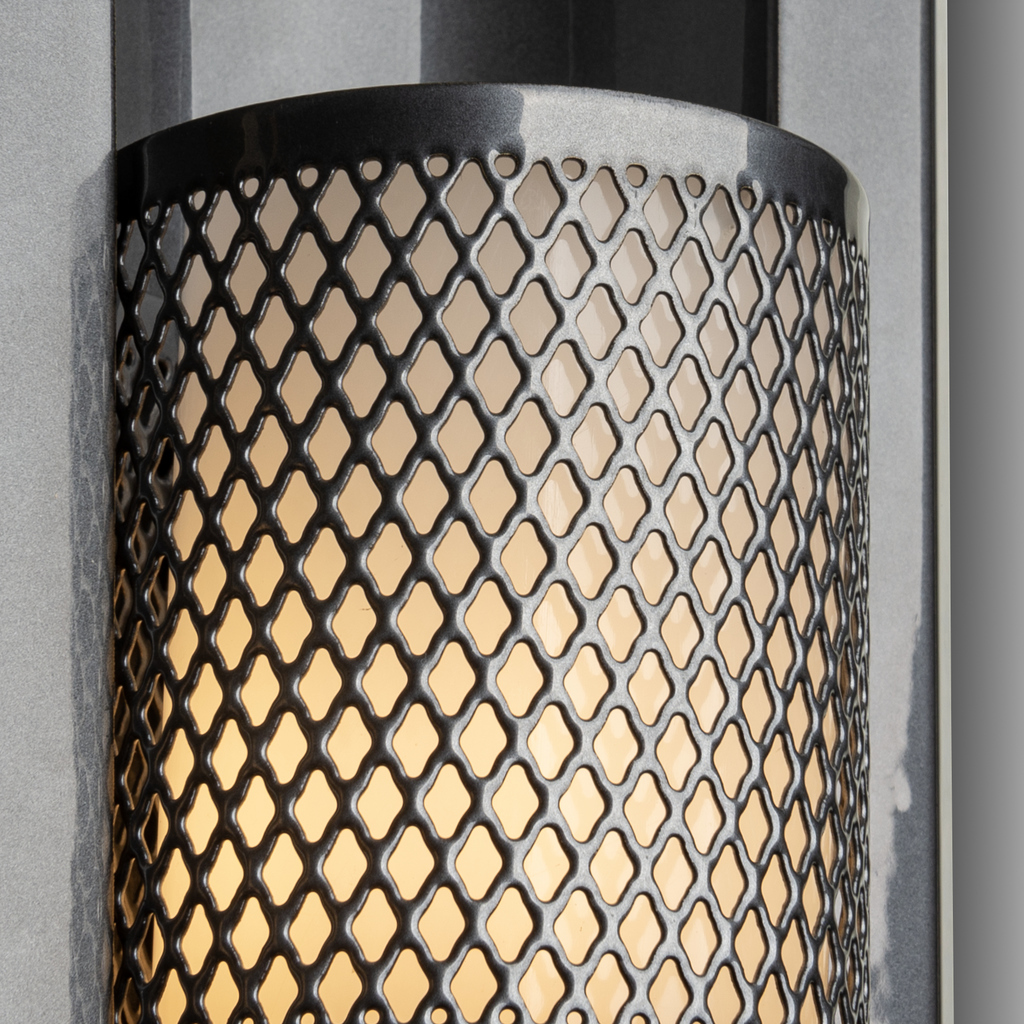 Design One in Powder Coat Black Chrome Finish