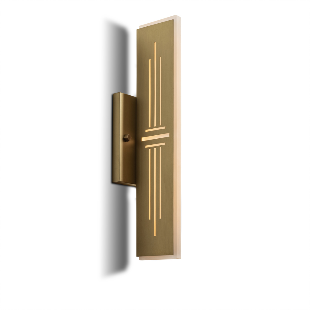 Design One in Brushed Brass Patina